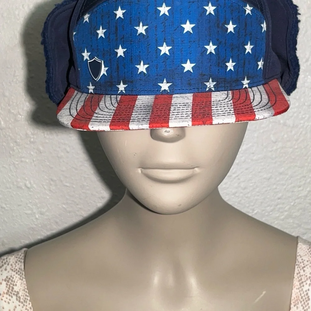 Sa Bill trapper American flag hat
